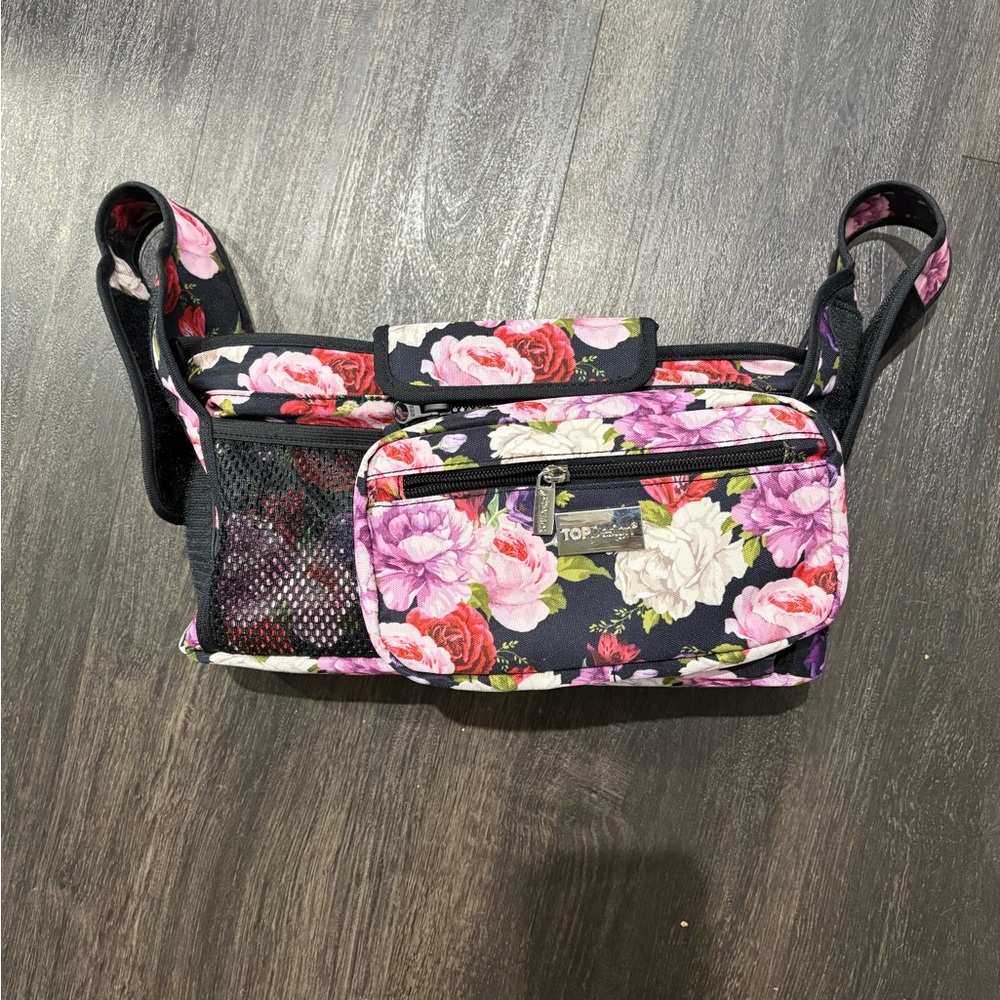 Floral Print Stroller Caddy!